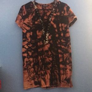 Bleached T-Shirt dress